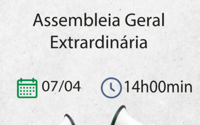 07/04: Assembleia Geral Extraordinária