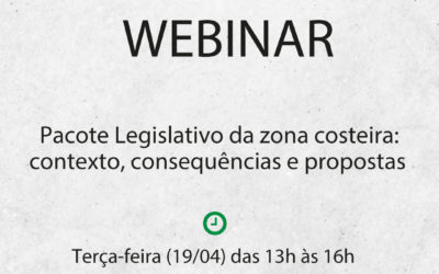 SASP promove webinar para discutir o pacote legislativo da zona costeira