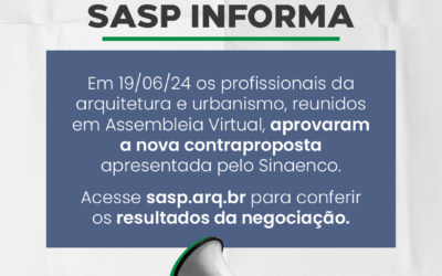 O SASP INFORMA SOBRE AS NEGOCIAÇÕES COM O SINAENCO