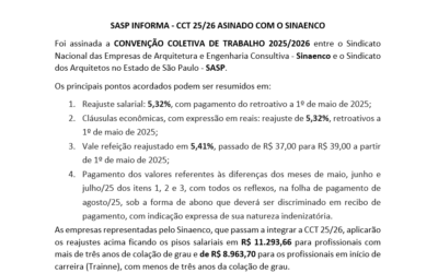 SASP INFORMA – CCT 25/26 ASINADO COM O SINAENCO